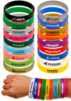 Solid Silicone Promotional Wristbands