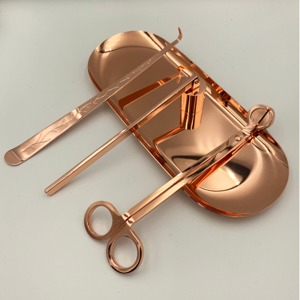 Candle Care Kit - Rose Gold