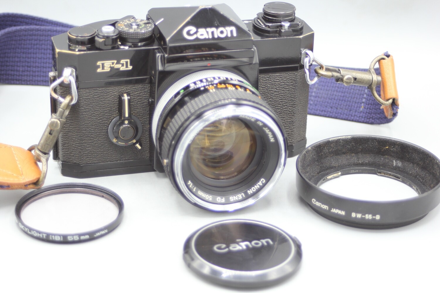 Canon F-1 35mm SLR Camera w 1.4/50 CLAD SEALS