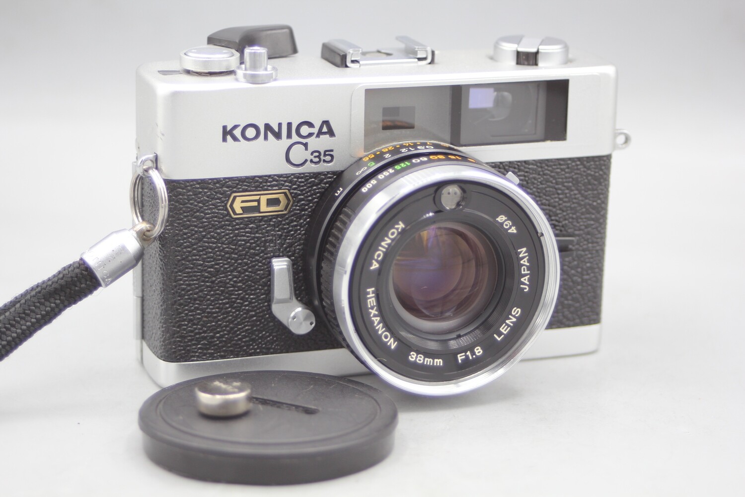 Konica C35 FD 35mm Rangefinder Camera clad Seals Tested