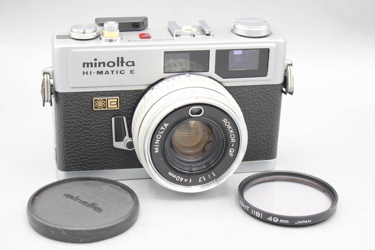 Minolta Hi-Matic E 35mm Rangefinder Camera Clad Seals Tested Exec