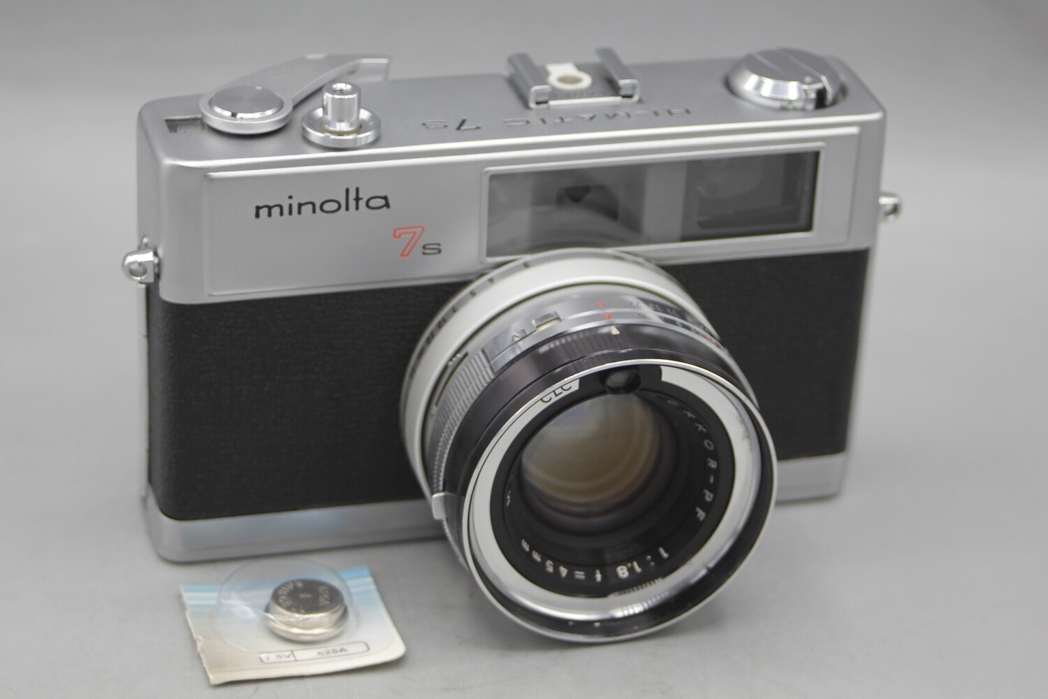 Minolta Hi-Matic 7s 35mm Rangefinder Film Camera Clad Seals Battery Tested