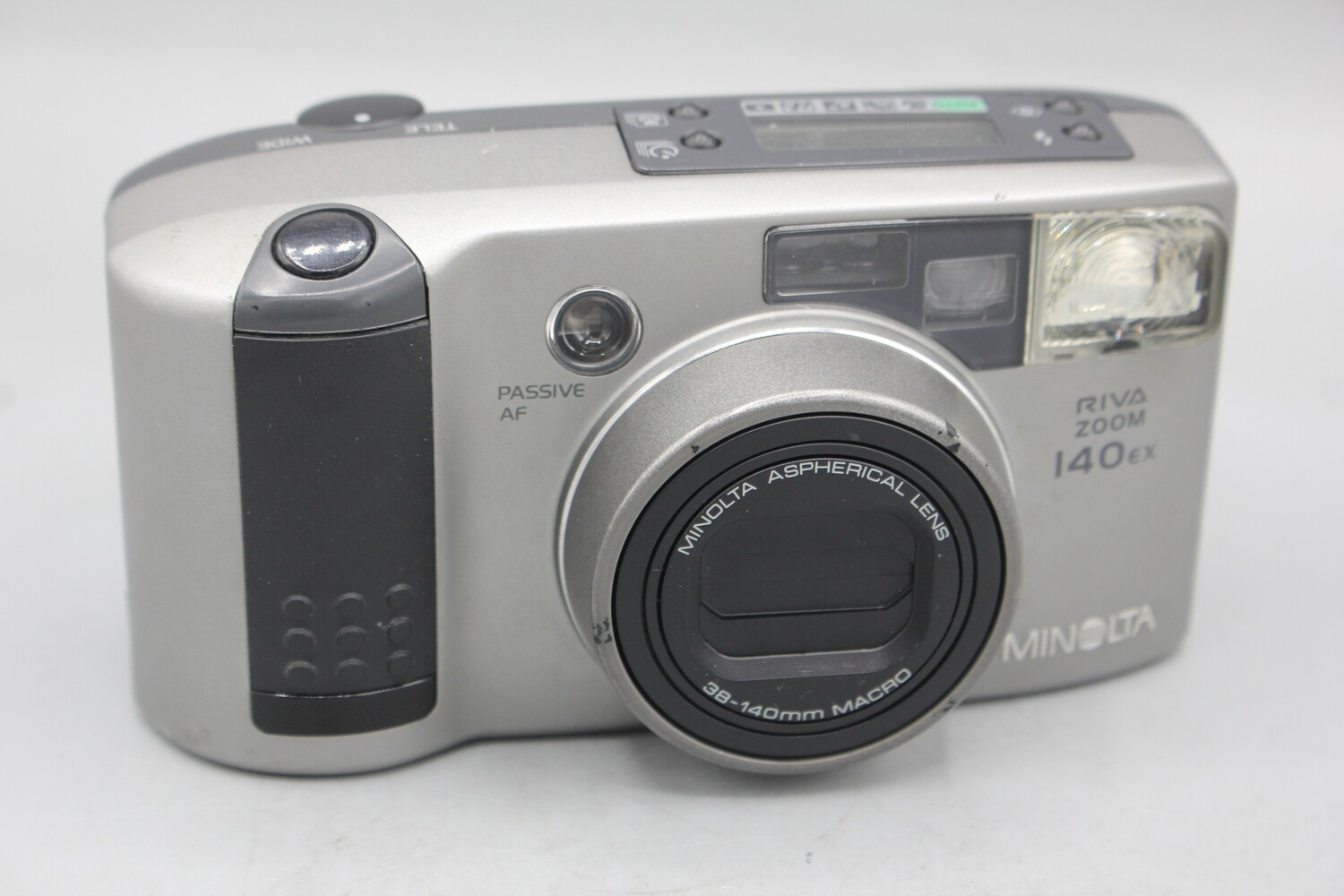 Minolta Riva Zoom 140 ex AF 35mm P&S Camera Working