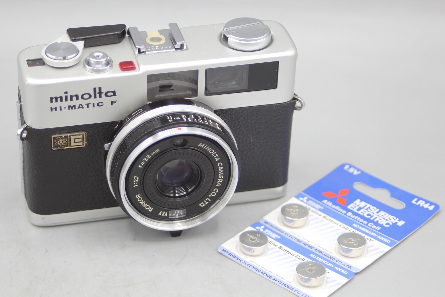 Minolta H-Matic F 35mm RF Camera Clad Seals Film Tested