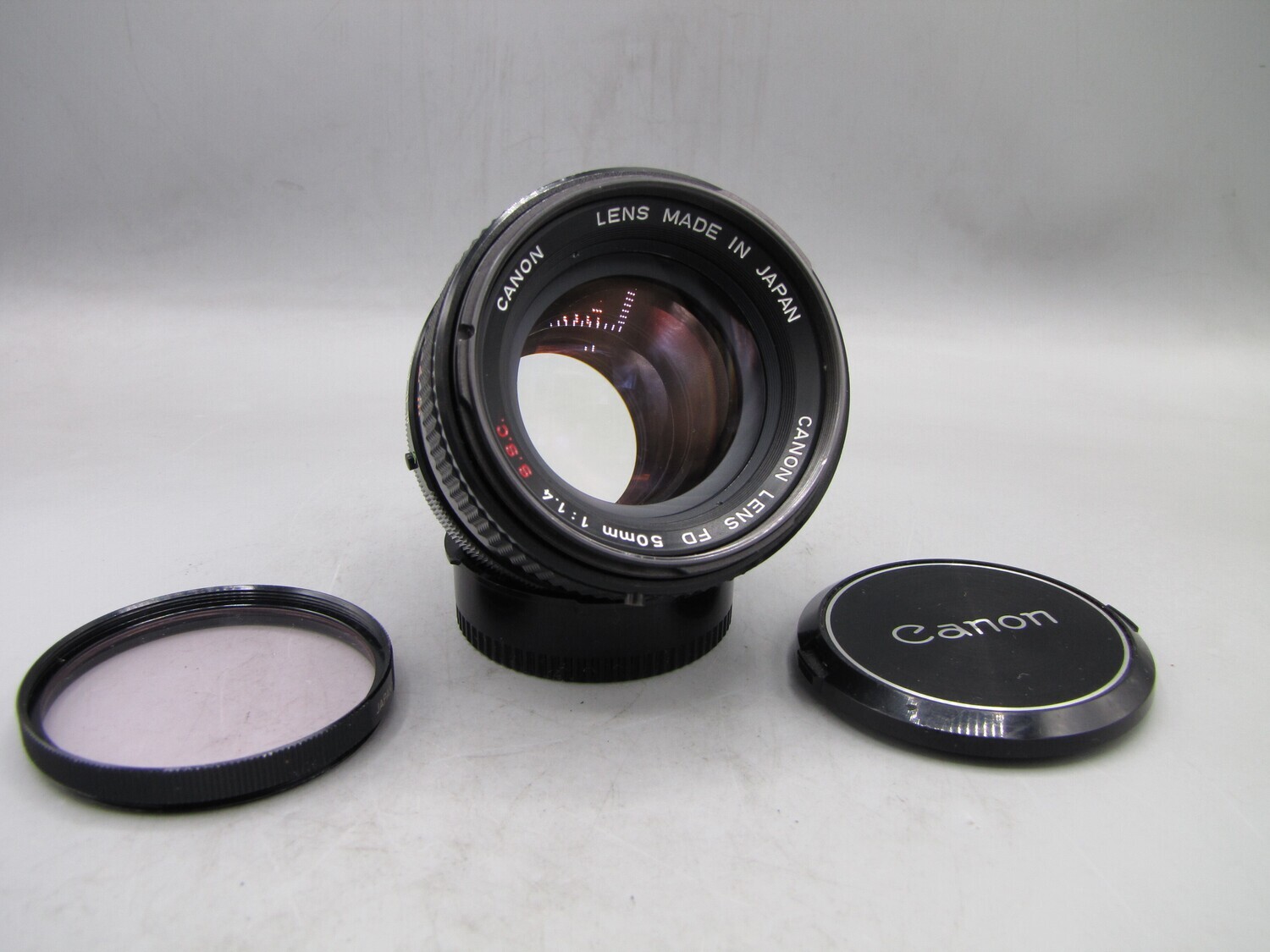 Canon FD 1:1.4 50mm SSC Lens SR. 904720 Serviced & Tested