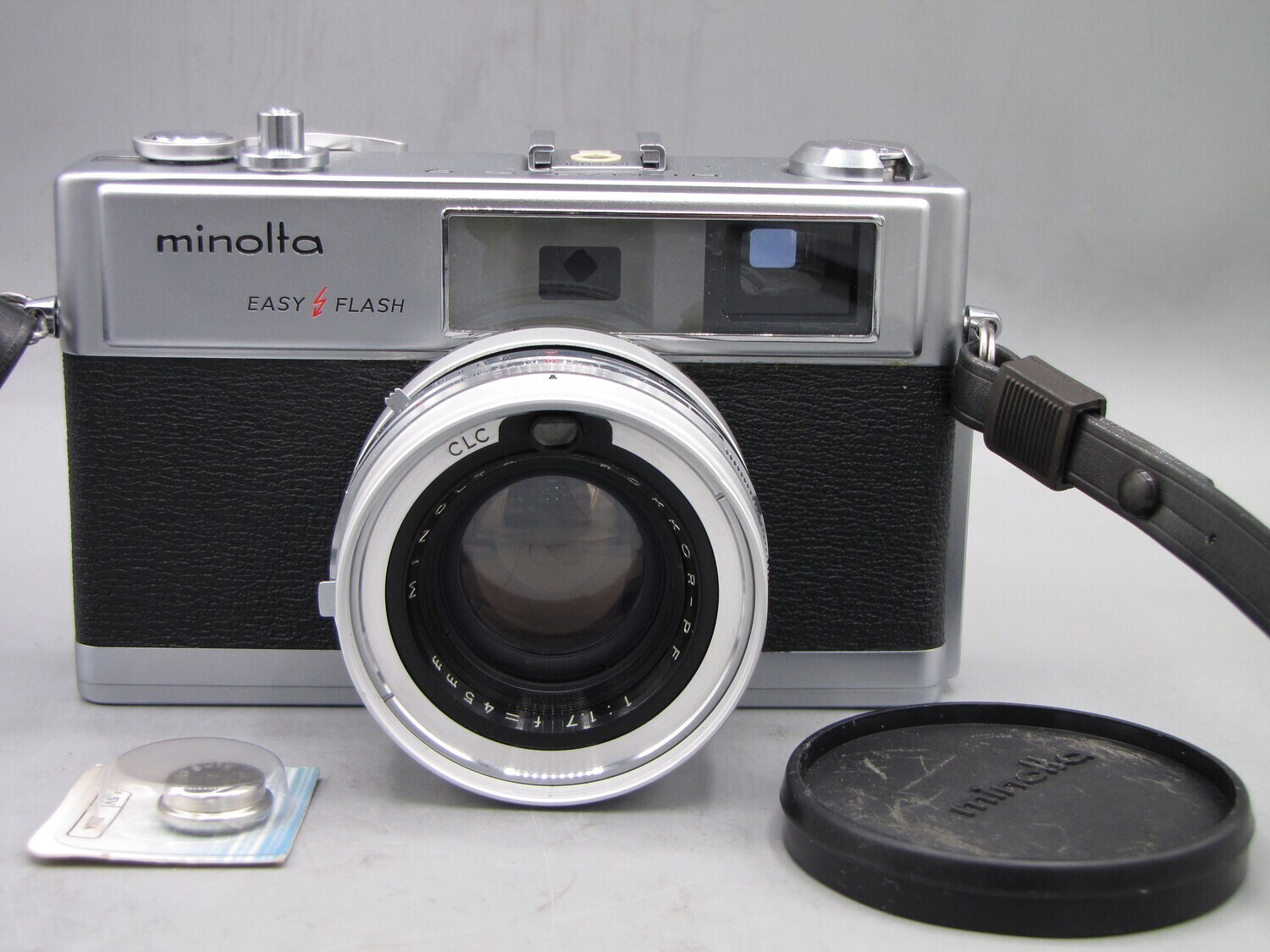 Minolta Hi Matic 9 35mm RF Camera Clad Seals Battery Tested
