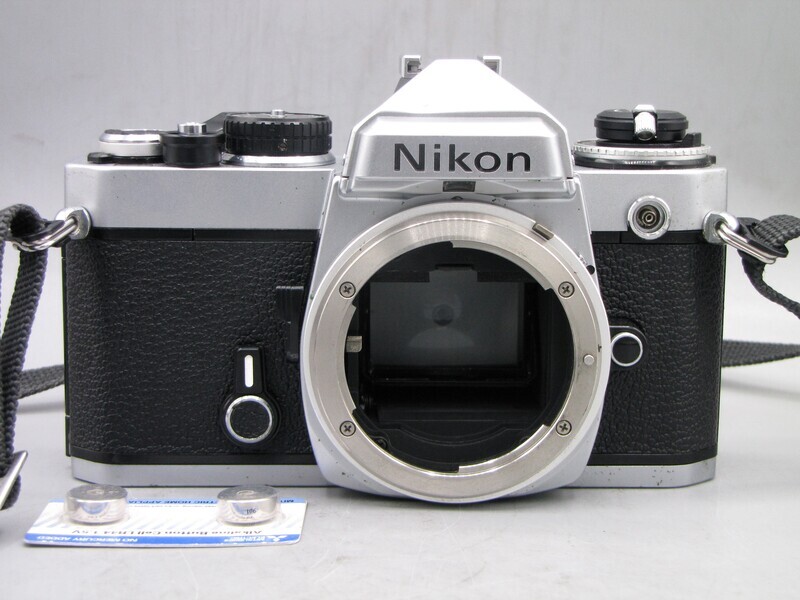 Nikon FE 35mm SLR Camera Body Clad Seals Battery Tested