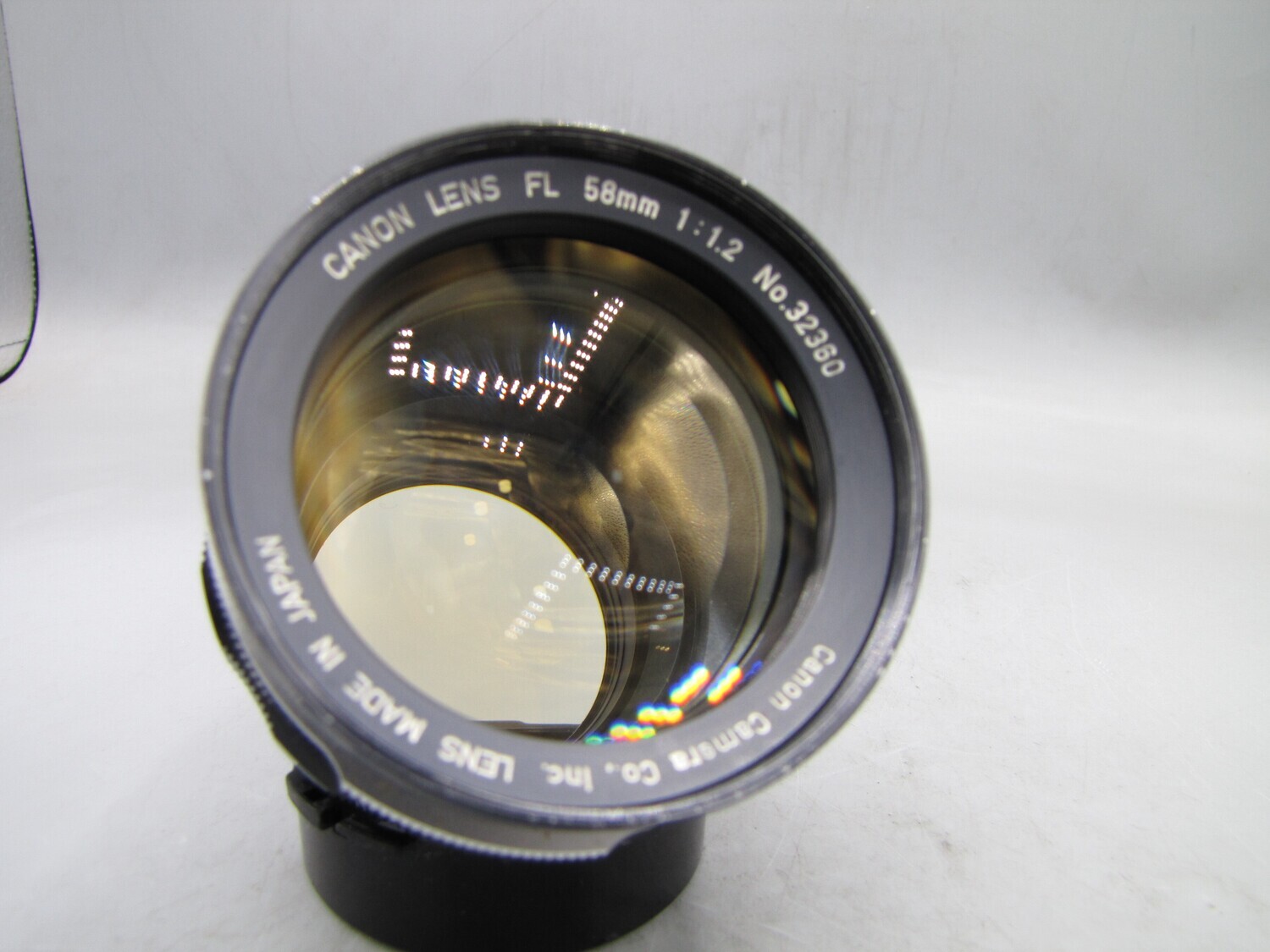 Canon FL 58mm 1:1.2 Lens SR. 32360 Tested - Serviced
