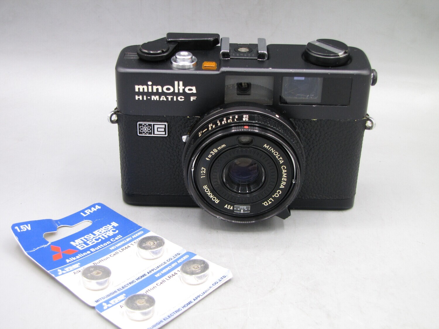 Minolta Hi Matic F 35mm RF Camera Clad Seals Film Tested