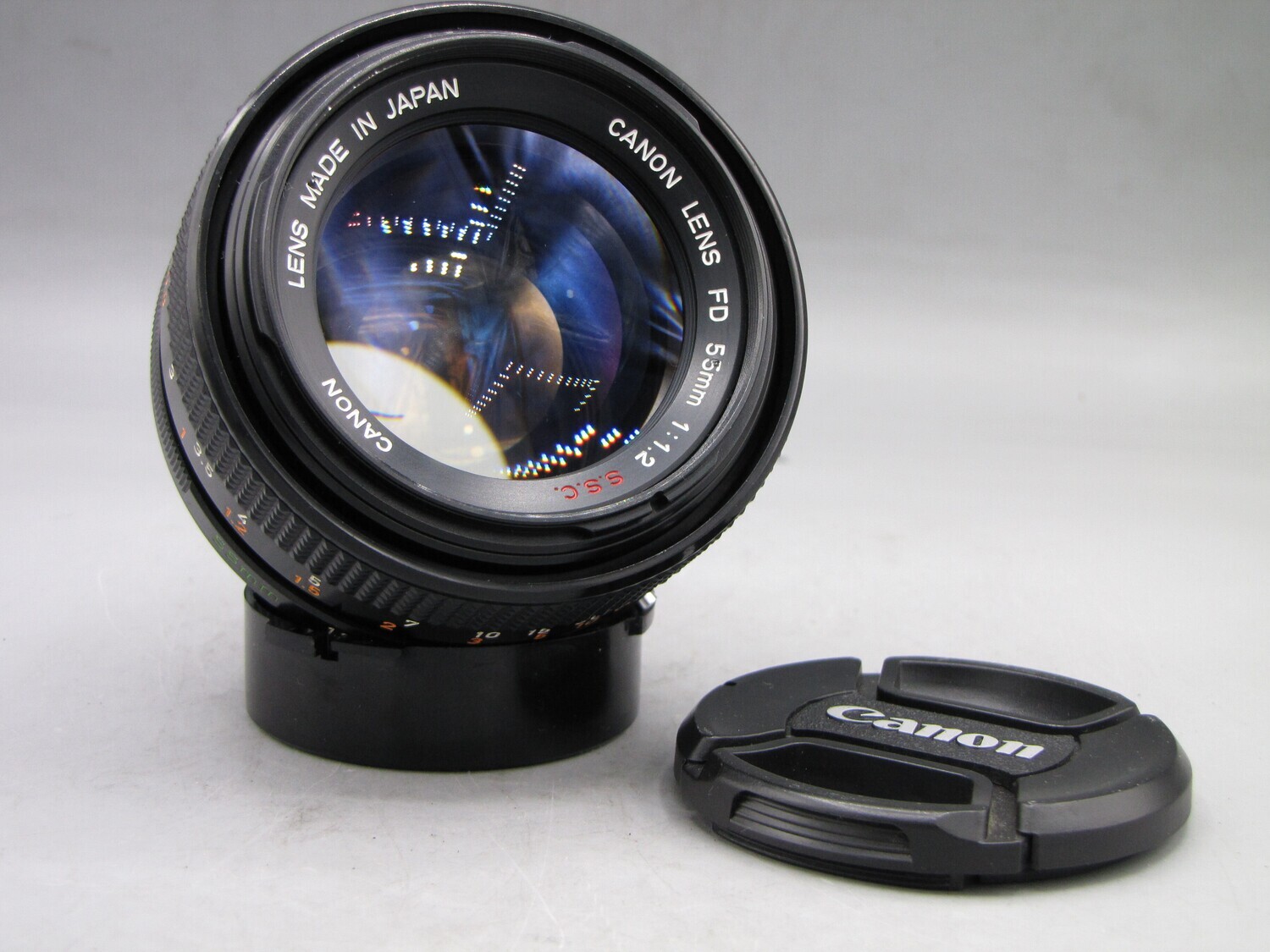 Canon FD 55mm 1:1.2 S.S.C. "O" Lens Serviced & Tested