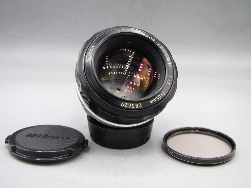 Nikon Nikkor-S.C 55mm 1:1.2 Lens Serviced &amp; Tested