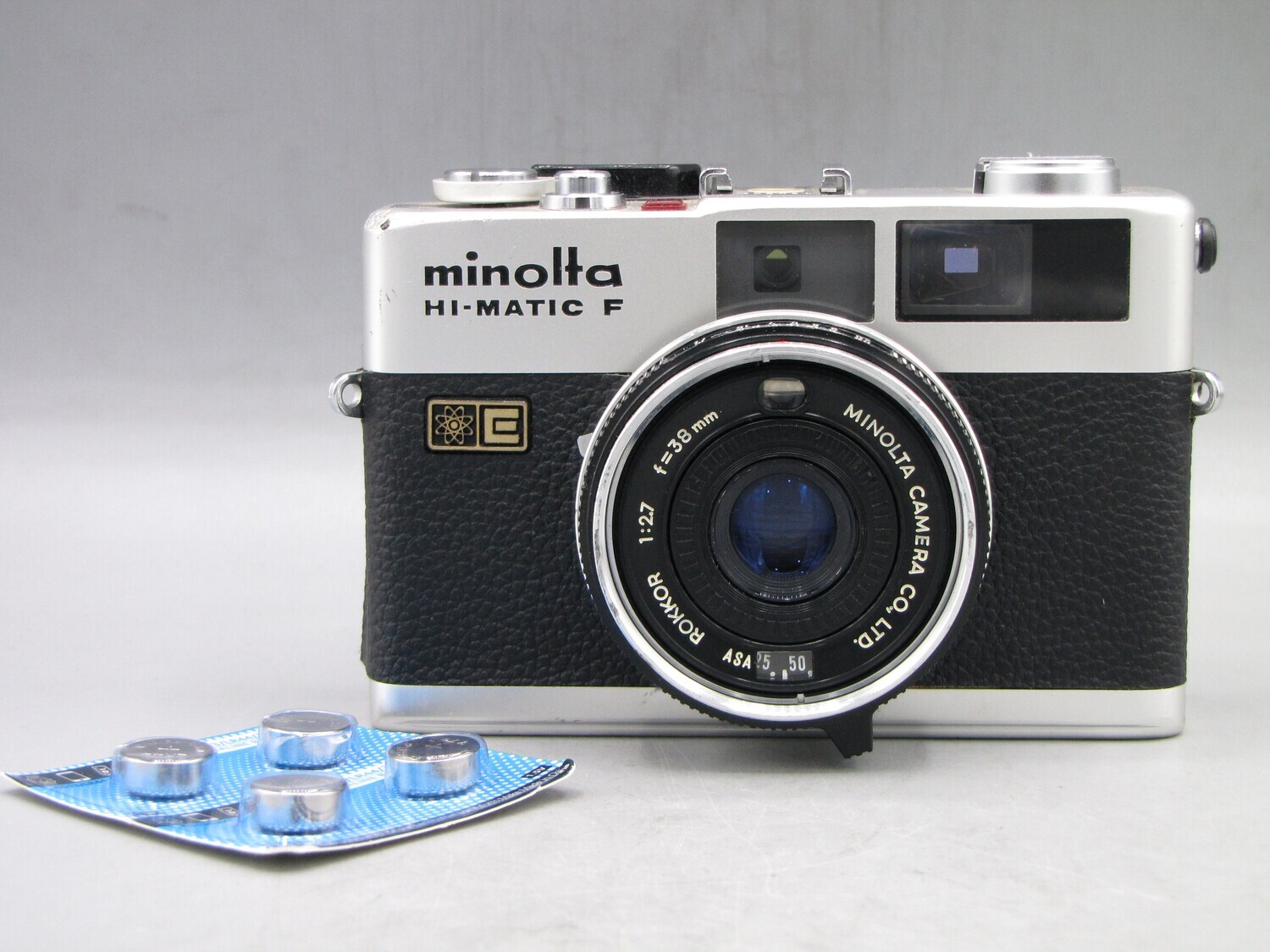Minolta Hi Matic F 35mm RF Camera Clad Seals Battery