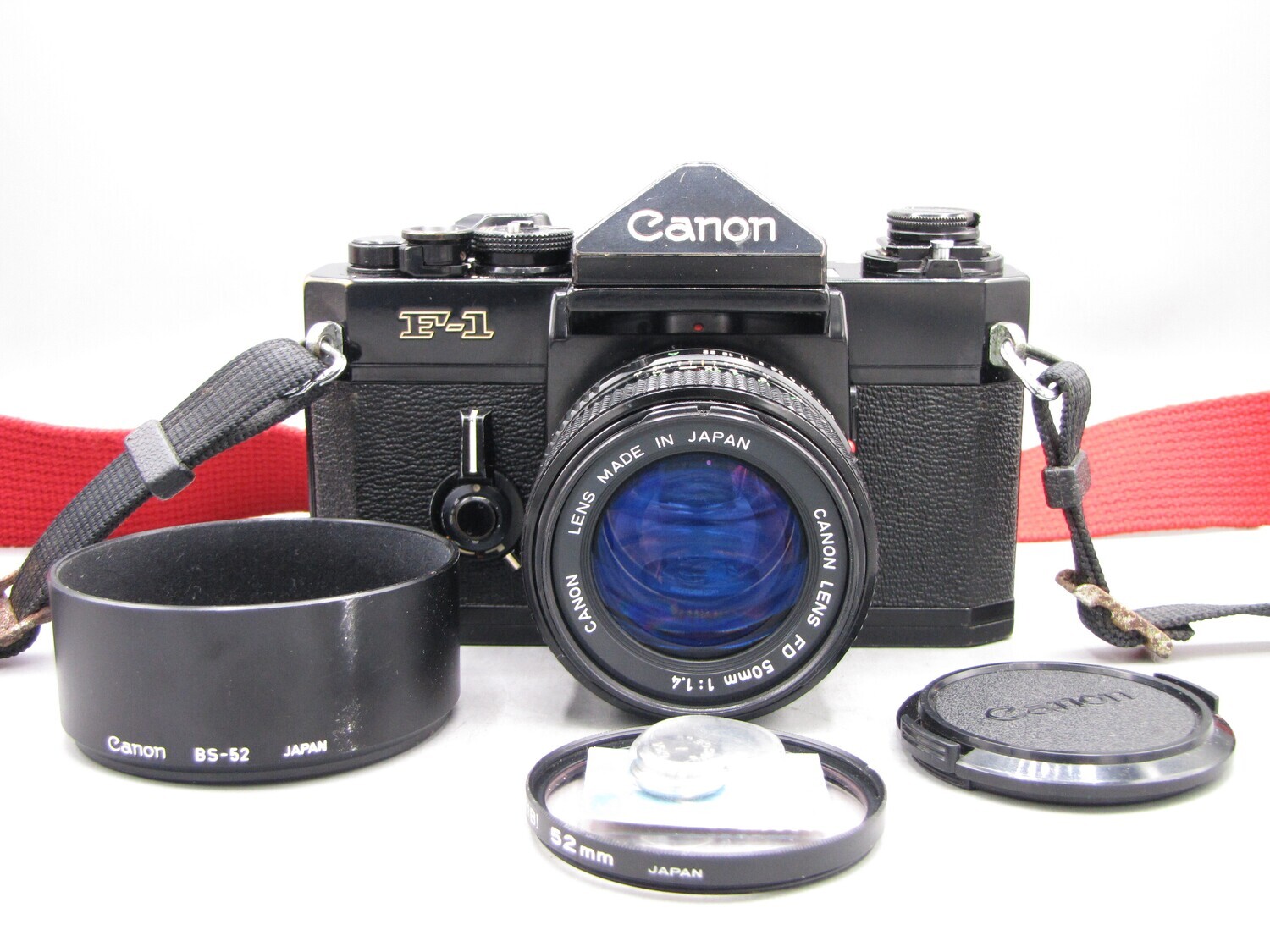 Canon F-1 35mm SLR Camera w 50mm 1:1.4 Lens Tested