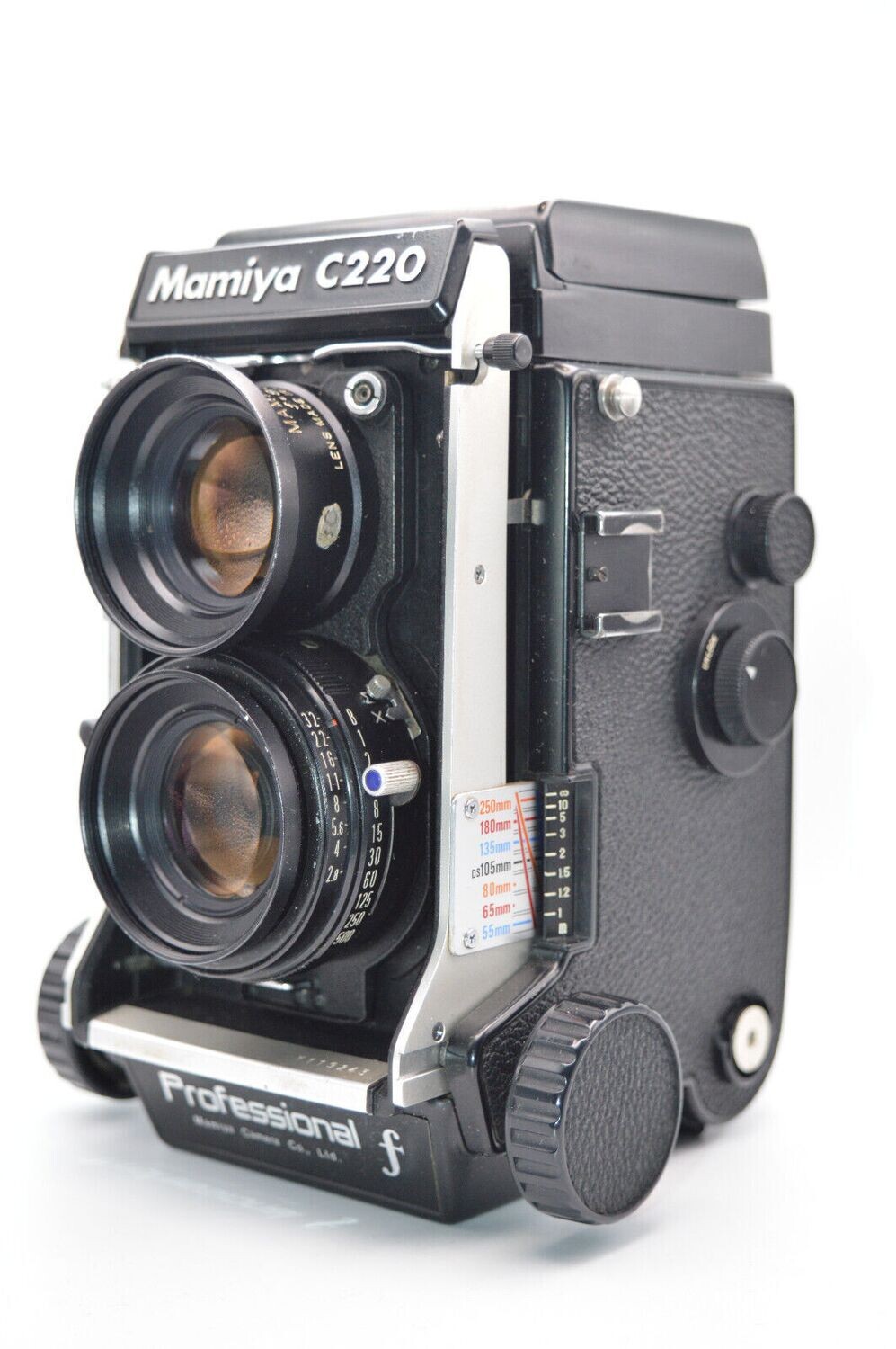 Mamiya C220 Pro F TLR Film Camera Clad Seals Tested