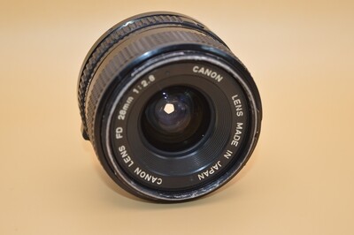Canon FD 28mm 1:2.8 Lens SR. 193667 for parts/repairs as is