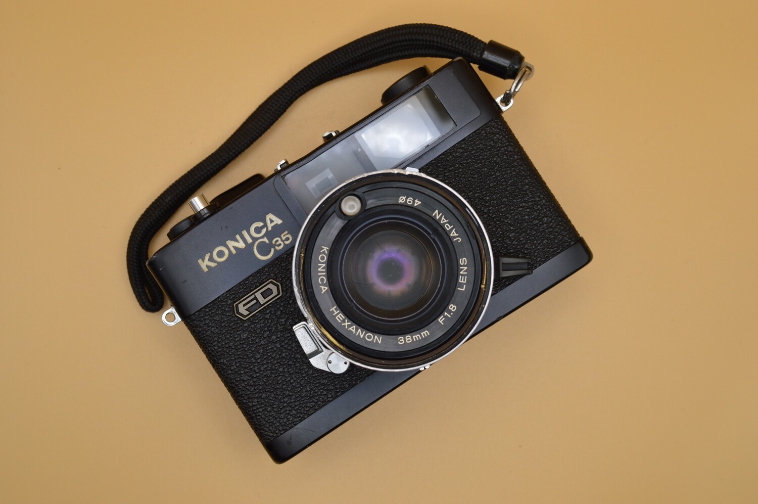 Konica C35 FD 35mm Rangefinder Camera - As Is