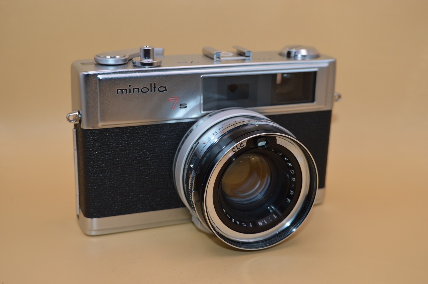 Minolta Hi-Matic 7s 35mm Rangefinder Film Camera Clad Seals Battery