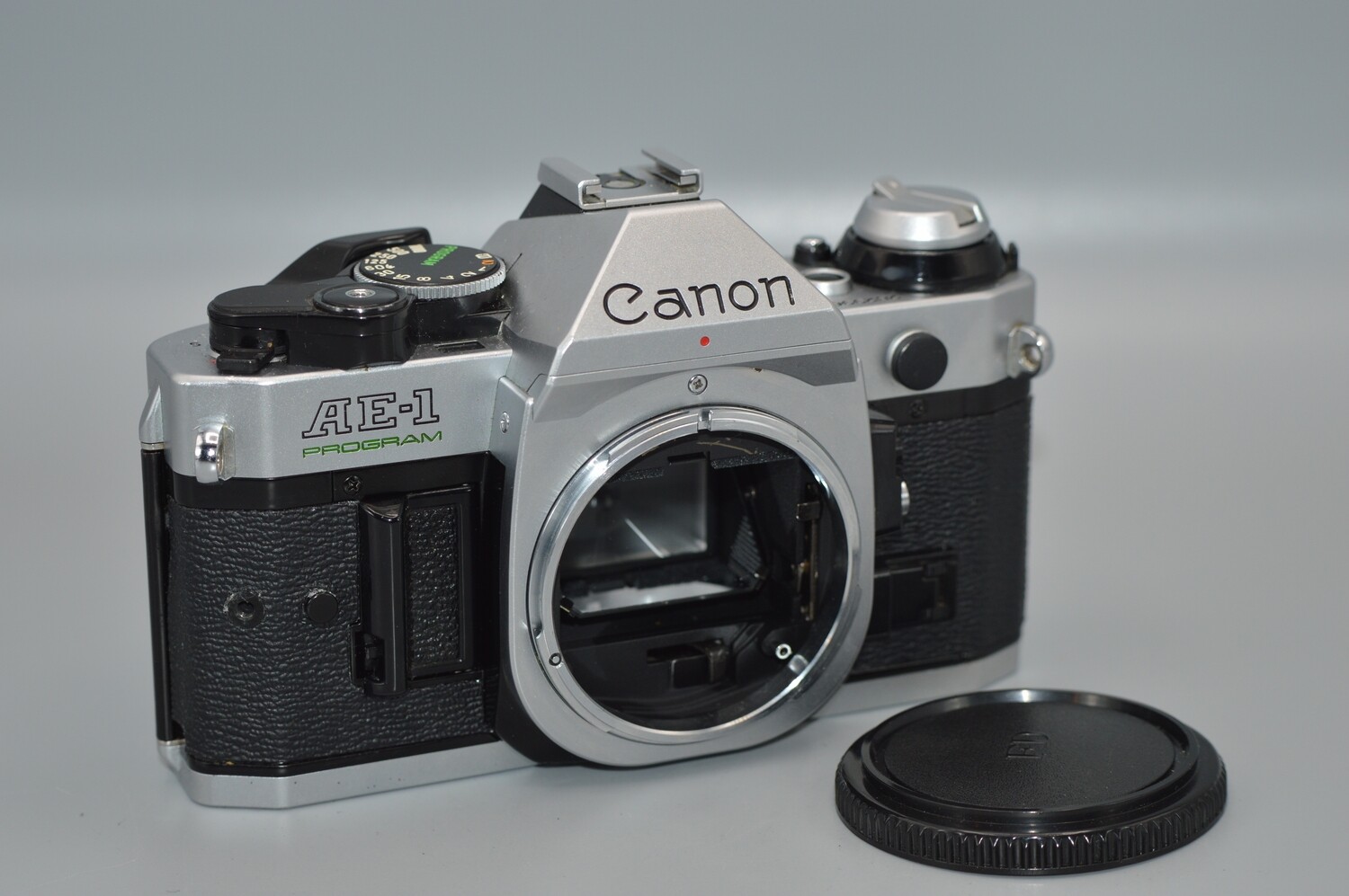 Canon AE1 Program 35mm SLR Film Camera Body Silver Fully Serviced