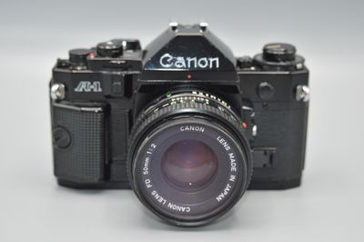 Canon A1 35mm SLR Film Camera Black Fully Serviced * READ*