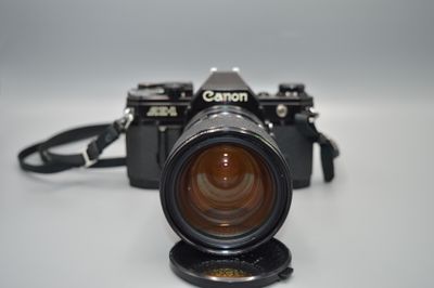 Canon AE1 Vintage SLR 35mm Film camera with macro lens fully service