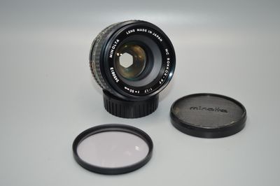 Vintage Minolta MC Rokkor - PF 1:1.7 f 50mm Lens