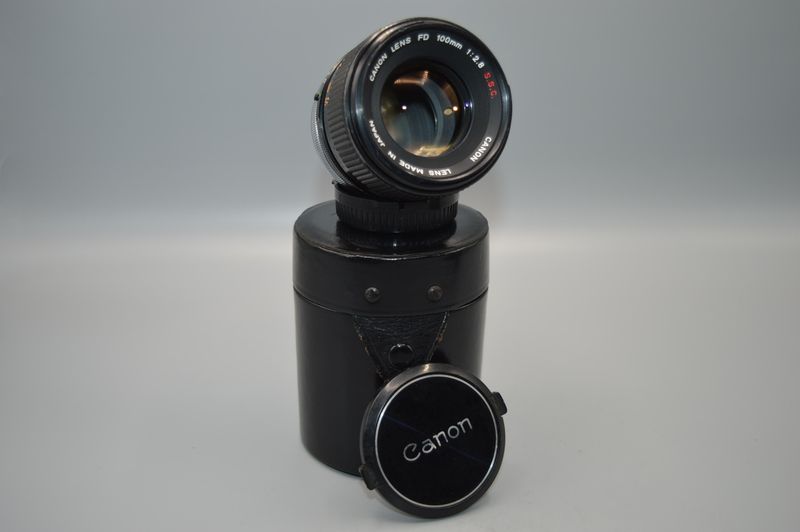 Vintage Canon SSC 2.8 100mm Film Camera Lens Fully Working