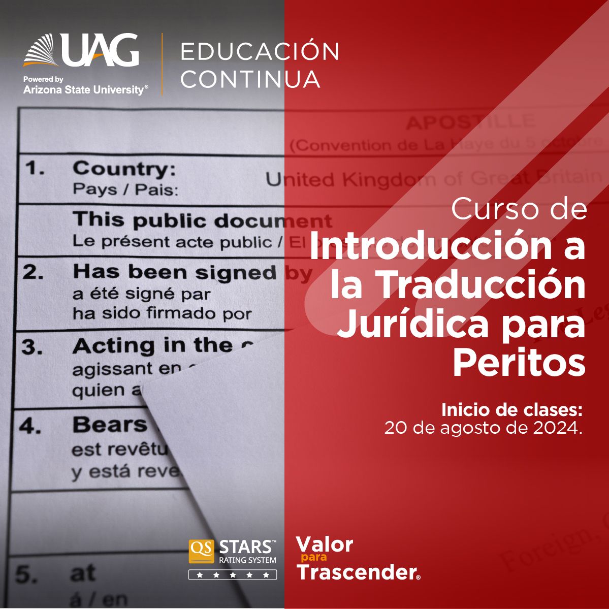 Curso de Introducción a la Traducción Jurídica para Peritos