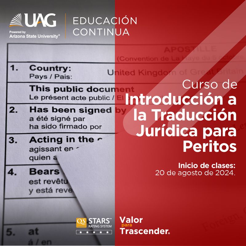 Curso de Introducción a la Traducción Jurídica para Peritos