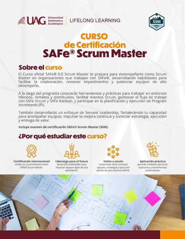 CURSO de Certificación SAFe® Scrum Master