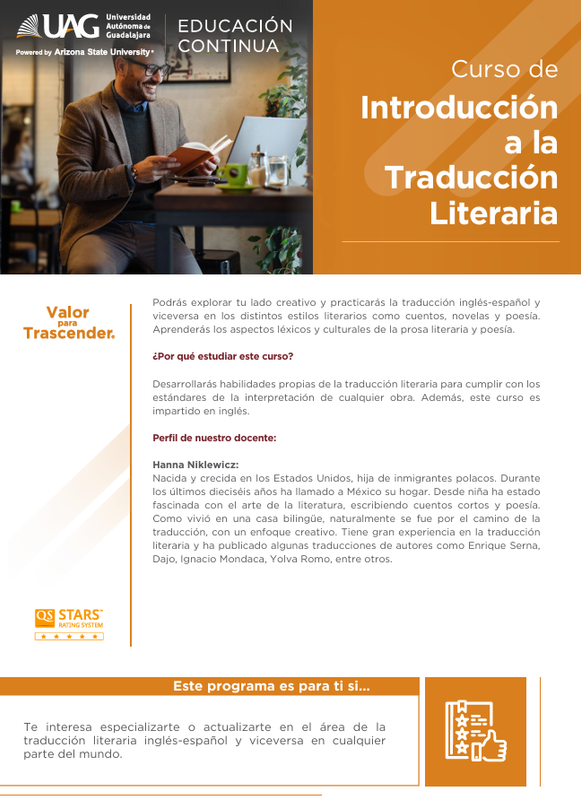 Curso de Introducción a la Traducción Literaria
