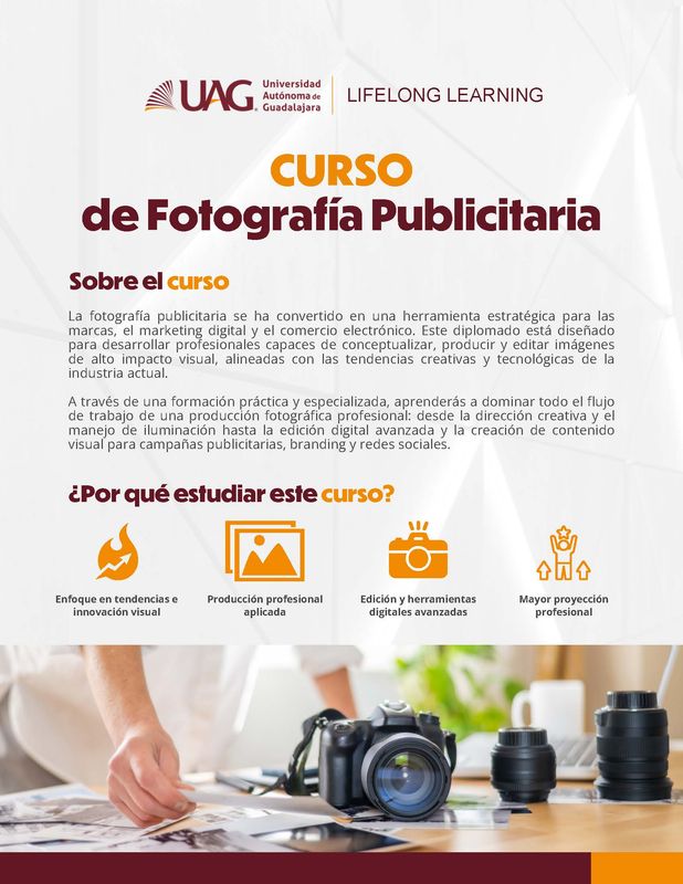 Curso de Fotografía Publicitaria