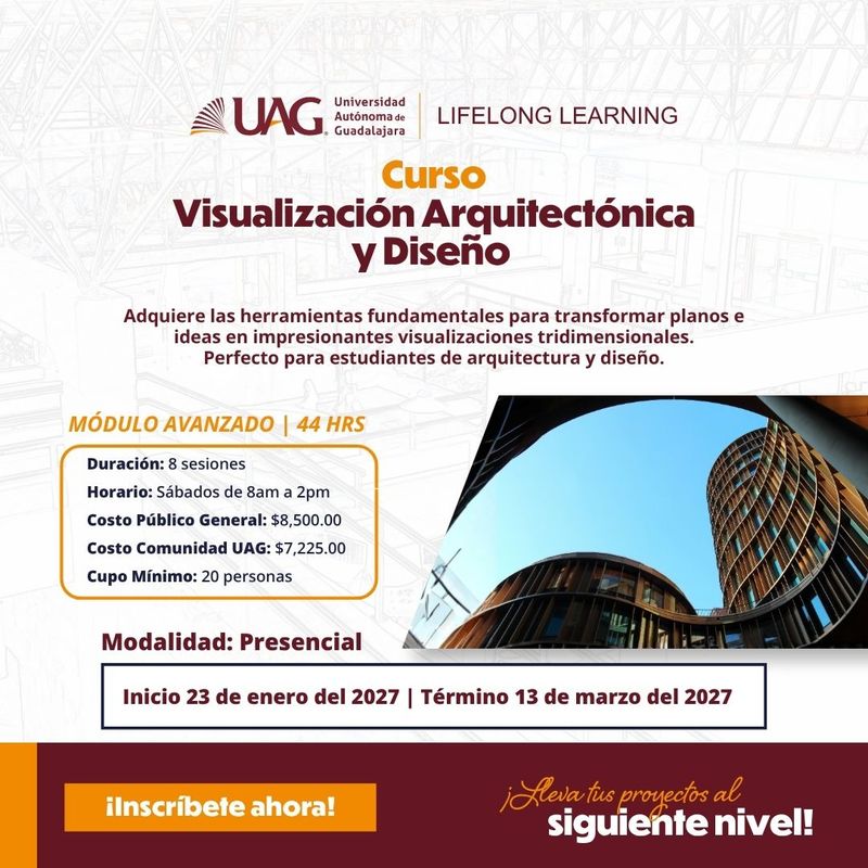 Curso de Visualización Arquitectónica y Diseño Avanzado