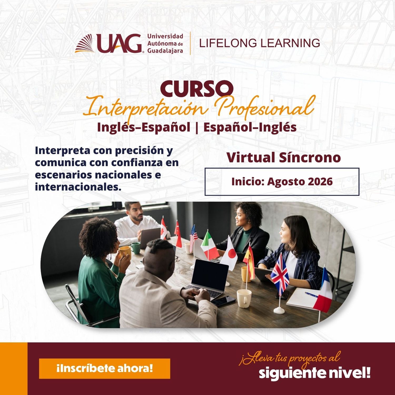 Curso de Interpretación Profesional: Inglés-Español, Español-Inglés