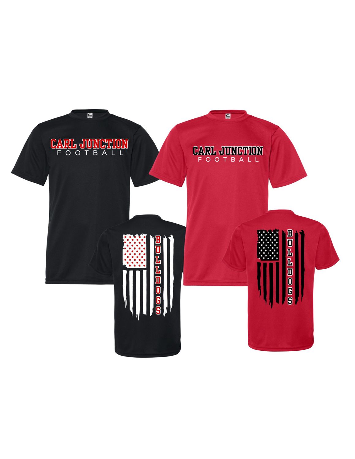 CJ Football (Flag on Back)