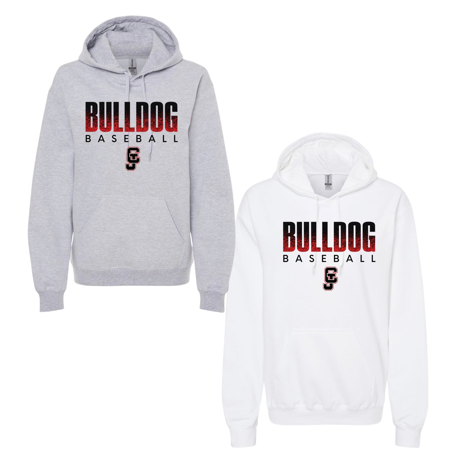 Bulldog Baseball Hoodie (recommend SIZE UP 1 Size)