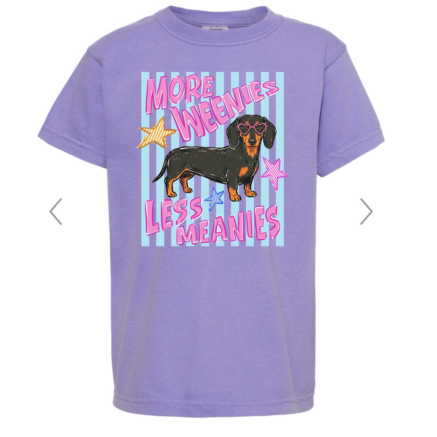Purple More Weenies Less Meanies