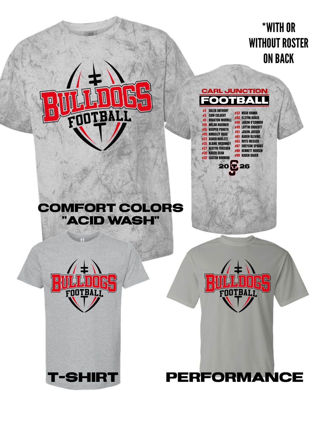 Grey Football (Roster Optional)