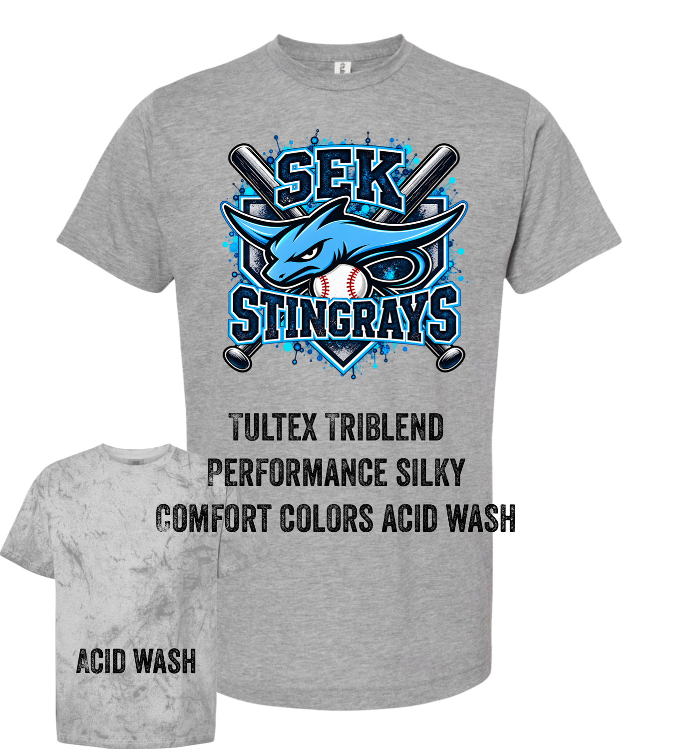 SEK Stingrays Grey T-Shirt