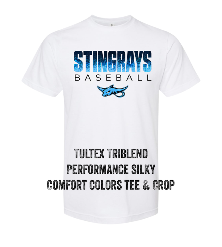Ombré Stingrays White T-Shirt