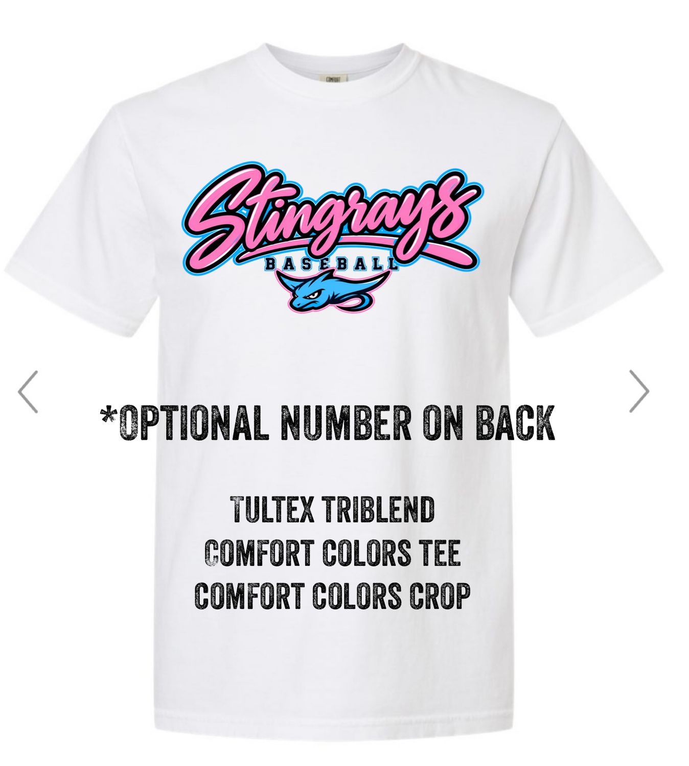SEK Stingrays Pink Logo T-Shirt