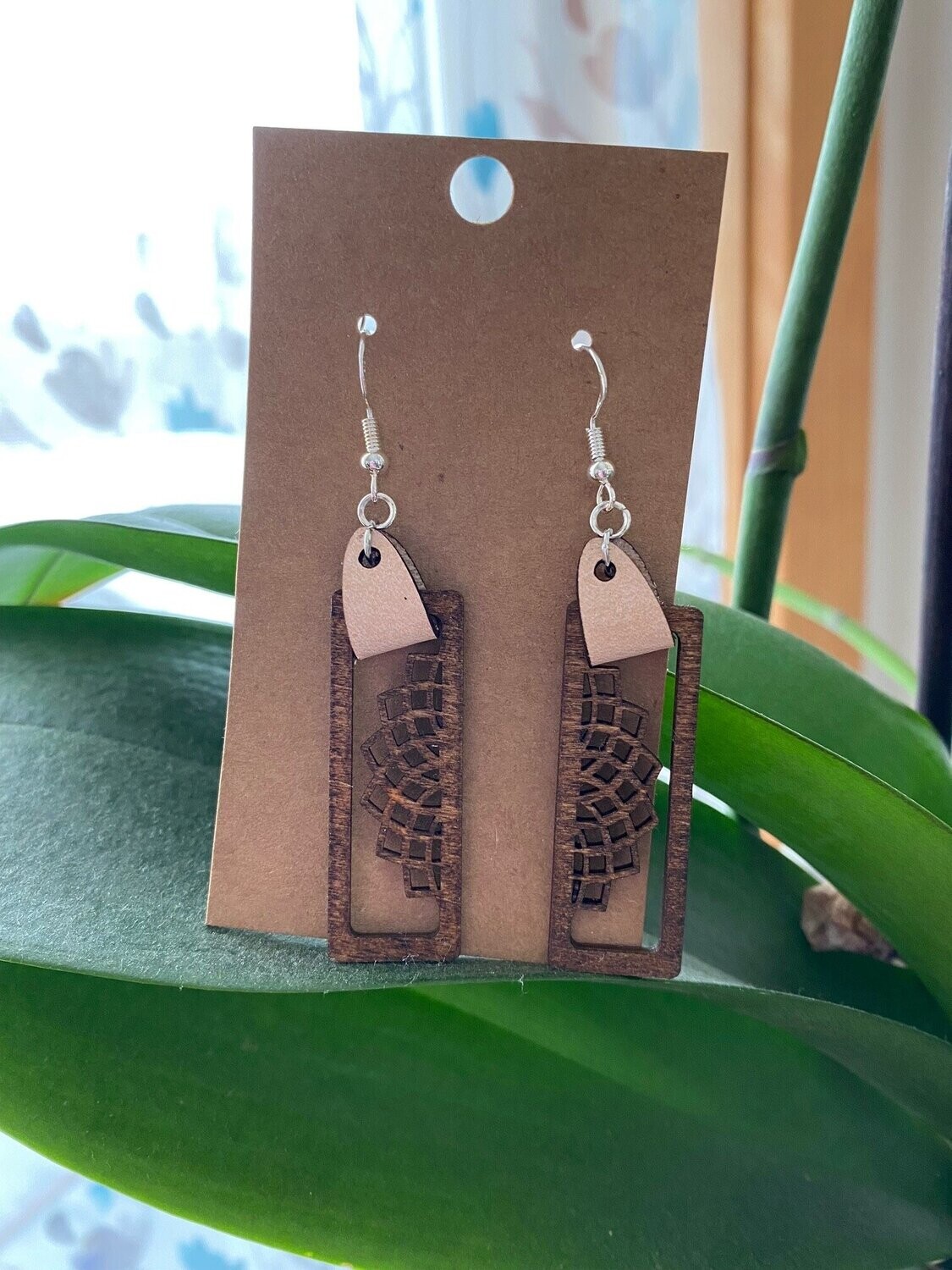 Rectangle Mandala Earrings