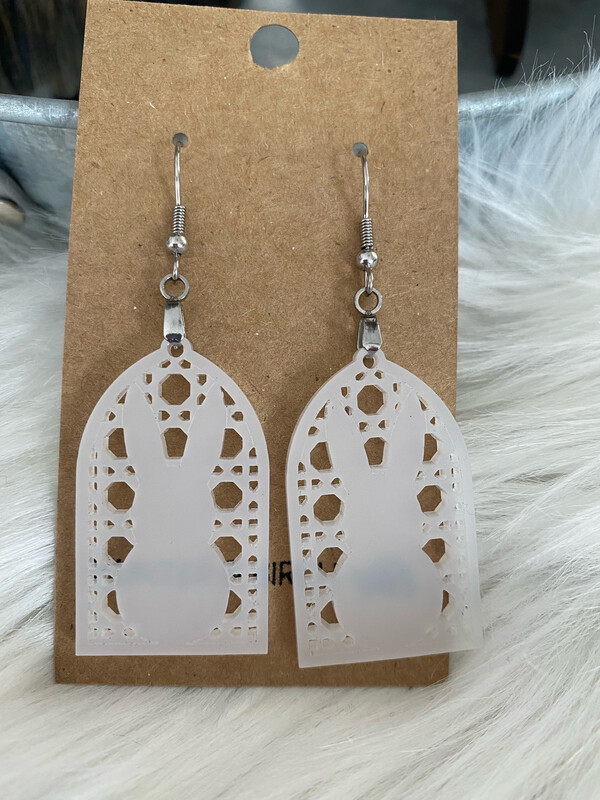 Dome Bunny Earrings