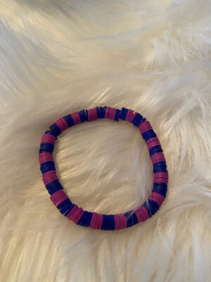 Blue & Purple Bracelet- Teen/Adult Size-M