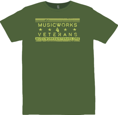 MW4V forest green tee