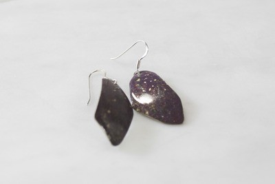 Enamel earrings