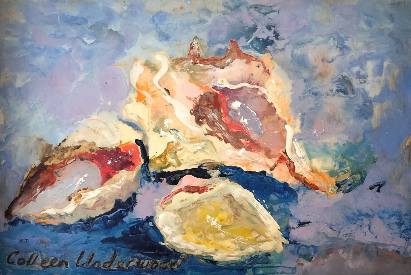 Shell Collection, Encaustic Oil Size 4x6