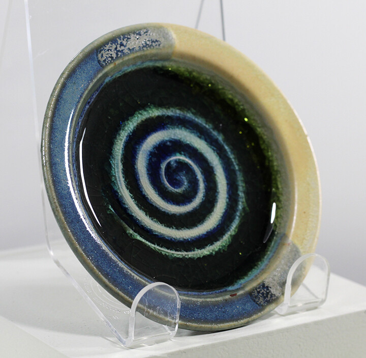 Dish Melted Glass