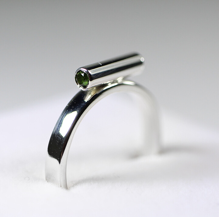 Tube Ring Sterling Silver