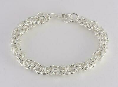 Kings Chain Sterling Silver Bracelet