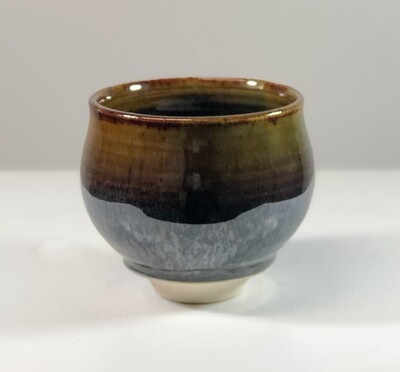 Blue and Brown Tea Bowl